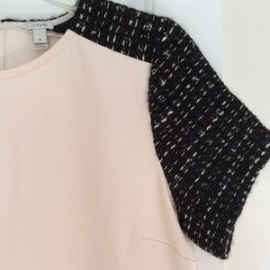 J.Crew Blush Pink& Tweed Tee